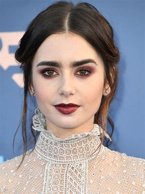 lily collins burberry|lily collins lip color.